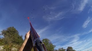 Chasse dans le midi une matinée aux palombes dans les cols pyrénéens Saint Luc [upl. by Arraes875]