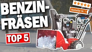 TOP 5 BENZIN SCHNEEFRÄSEN Testsieger 2025 🔥  Die besten Benzin Schneefräsen [upl. by Anuhsal]