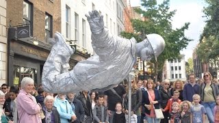 Silver man secret revealed from start to finish floating and levitating trick [upl. by Bound]