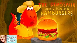 🍔 Kids Book Read Aloud THE DINOSAUR WHO DISCOVERED HAMBURGERS [upl. by Steffen420]