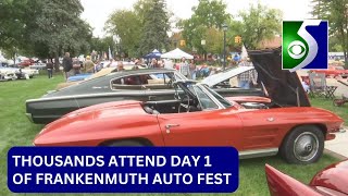 Thousands attend day 1 of Frankenmuth Auto Fest [upl. by Erdman]