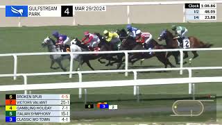 Gulfstream Park Carrera 4  29 de Marzo 2024 [upl. by Coward874]