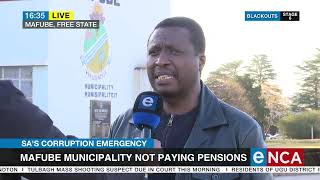 Mafube Municipality not paying pensions [upl. by Yhtamit226]