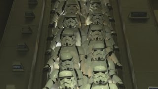 Stormtroopers invade London as Rogue One is released [upl. by Newsom]