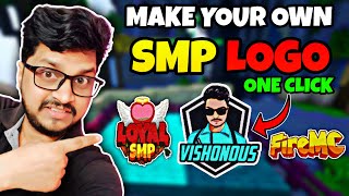 How To Create Your Own Minecraft Smp Logo  MINECRAFT LOGO TUTORIAL Hindi  Custom Images Plugin [upl. by Senalda268]