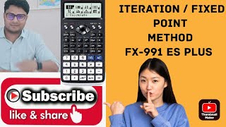 ITERATION METHOD  FIXED POINT METHOD  NUMERICAL METHOD [upl. by Stedmann561]