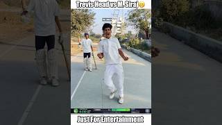 Mohammed siraj vs Travis head😉 shorts cricket [upl. by Lacim871]