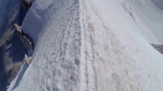 Descending the ridge from the Aiguille du Midi [upl. by Eityak922]