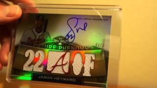 Mailday Topps Redemption 2011 Topps Triple Threads Jason Heyward 325 [upl. by Teillo]