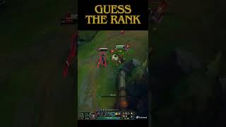 GUESS THE RANK 🩷 WRITE IN COMMENT 👇epicmoments leagueoflegends lol gaming highlights [upl. by Kaz]