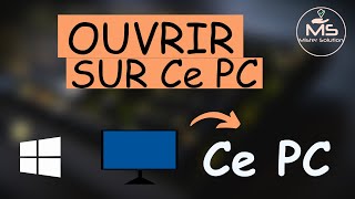 Ouvrir lexplorateur de fichiers directement sur Ce PC [upl. by Gobert327]