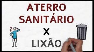 ATERRO SANITÁRIO X LIXÃO [upl. by Elleuqar]