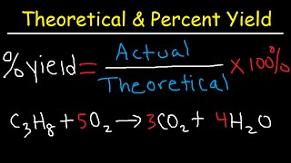 How To Calculate Theoretical Yield and Percent Yield [upl. by Rubinstein]