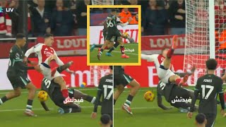 😡 Arsenal fans claims they are ROBBED a penalty vs Liverpool for Ibrahima Konaté foul on Martinelli [upl. by Nabila]