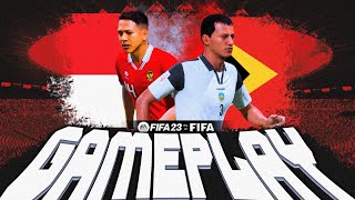 Gameplay FIFA 23  Indonesia amp Timor Leste [upl. by Barren]