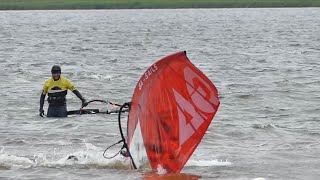 Windsurf freeride camp 2024 part 2 The windy afternoon in Bork havn raw footage [upl. by Giacopo]