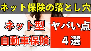 【自動車保険節約】ネット型自動車保険の罠！ヤバい点４選を解説 [upl. by Ixel715]