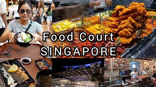 Food court at the shoppes at Marina Bay Sands SINGAPORE [upl. by Wieren]