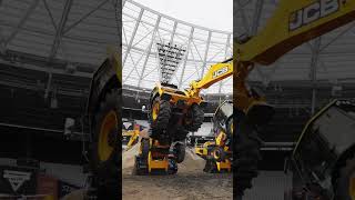 JCB 3CX Dancing Digger at Monster Jam London Stadium [upl. by Velasco765]