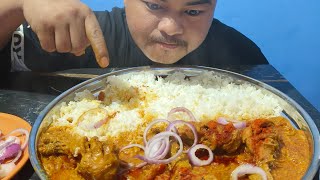 chicken leg piece gravy mukbang eatinghabits funnyvideoeating food ASSAM 🙏🙏🙏 [upl. by Alejoa]