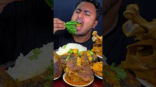 Spicy Green Chilli Eating mukbang asmr shortvideo reelsvideo viralvideo eating food reels [upl. by Bornie]