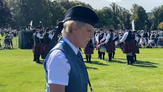 Penicuik and District Pipe Band at the European Pipe Band Championships in Perth 2024 [upl. by Alim]