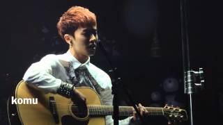 Fancam Gikwang sing quot on rainy days quot drama shooting 131102 [upl. by Ellemac]