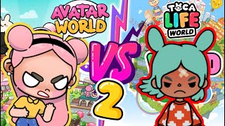 Avatar World Vs Toca Boca 🥊​💥​👊​Parte 2 [upl. by Notsa267]