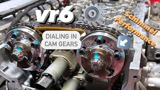 VR6 ADJUSTABLE CAM GEARS AND DEGREE [upl. by Acilef584]