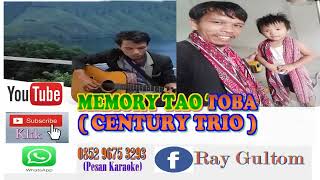 KARAOKE MEMORY TAO TOBA  CIS  DO  KUNCI ASLINYA  CENTURY TRIO [upl. by Joleen]