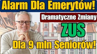 Alarm dla Emerytów Dramatyczne Zmiany w Waloryzacji od ZUS Dla 9 mln Seniorów [upl. by Joannes114]