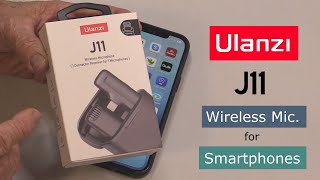 ULANZI J11 Wireless Smartphone Microphone [upl. by Aivuy]