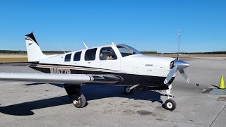 bonanza A36 takeoff from KRYY [upl. by Ammeg]