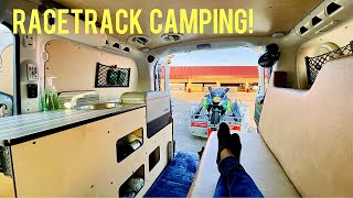 Full Time Van Life Meets The Race Track In My Ram Promaster City Camper Story 5 [upl. by Nottap]