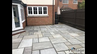 Kandla Grey Indian Sandstone Patio in Chelmsford [upl. by Chrisse864]