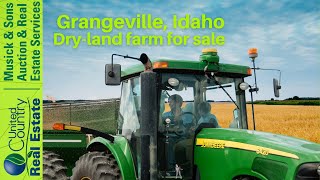 SOLD Dryland Farm Ground For Sale 1207 Lukes Gulch Rd Grangeville ID 1105510101 [upl. by Ivory]