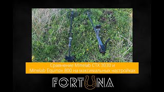 Сравнение Minelab CTX 3030 и Minelab Equinox 800 на максимальных настройках [upl. by Nauq]