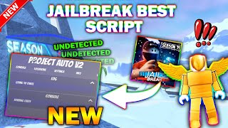 NEW JailBreak Script PASTEBIN 2023 AUTOFARM MONEY AUTOROB CHECK STATUS ESCAPE [upl. by Suoivatnom]