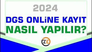 AÖF DGS Online Kayıt İşlemi Nasıl Yapılır Dİkey Geçiş Sınavı 2024 Anadolu Atatürk İstanbul [upl. by Airetahs]