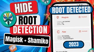 Magisk amp Zygisk 2023 Hide Root Detection  Shamiko Lsposed [upl. by Gnahk538]