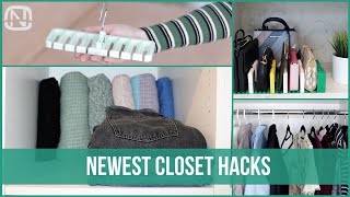 16 CLOSET ORGANIZATION HACKS  How to organize your closet  OrgaNatic [upl. by Agbogla]