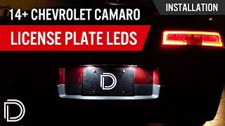 How to Install 2014 Chevrolet Camaro License Plate LEDs [upl. by Ernestus]