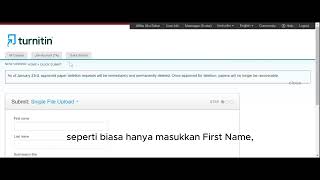 Cara Mengaktifkan Quick Submit Di Akaun Turnitin Instructor [upl. by Almond816]