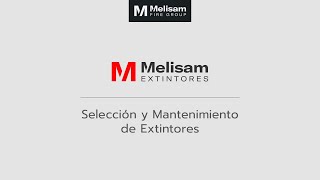 Selección y Mantenimiento  Extintores  Matafuegos [upl. by Kimble960]