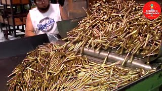 How Bullets Are Made Modern Ammunition Manufacturing ProcessInside Bullets Factory Ammo Plant [upl. by Krenek]