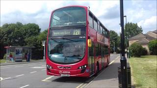 Full Route Visual  London Bus Route 121 Turnpike Lane Stn to Enfield Island Village LJ13CJO DW576 [upl. by Sielen773]