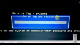 Unlock dell Inspiron Vostro xps amp Latitude System or Administrator Password [upl. by Sirret452]