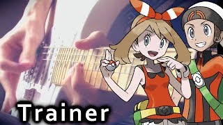 Pokemon RSE  Hoenn Trainer Battle Theme Metal Guitar Cover [upl. by Edurtreg]