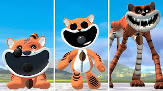 EVOLUTION OF NEW TIRELESS TIGER SMILING CRITTERS POPPY PLAYTIME CHAPTER 3 In Garrys Mod [upl. by Toombs]