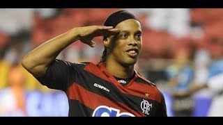 TODOS OS 28 GOLS DE RONALDINHO GAÚCHO PELO FLAMENGO COM NARRAÇÃO [upl. by Elagibba]